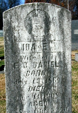 Ida Ebaline <I>Daniels</I> Daniel 