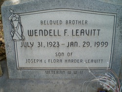 Wendell F Leavitt 