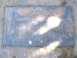 Minnie Ethel Couzens 