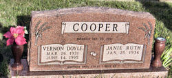 Janie Ruth <I>Vogler</I> Cooper 