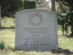 Martha A <I>Castle</I> Templeton 