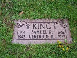 Gertrude Paula <I>Kroeckel</I> King 