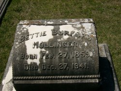 Bettie C. <I>Burford</I> Hollinger 