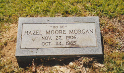 Hazel “Bo Bo” <I>Moore</I> Morgan 