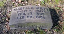 Isabella <I>Miles</I> Allen 