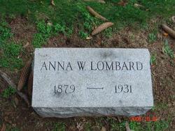 Anna Walker “Annie” <I>Neilson</I> Lombard 