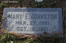 Mary Elizabeth <I>Jones</I> Johnston 