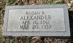 Rose Ann “Rosan or Rosa” <I>Beard</I> Alexander 