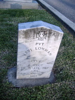 Pvt Levi Lowman 