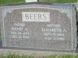 Elizabeth Ann <I>Cowley</I> Beers 