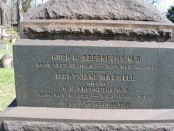 Mary Jane <I>Maxwell</I> Abernethy 