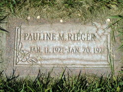 Pauline Mary Rieger 