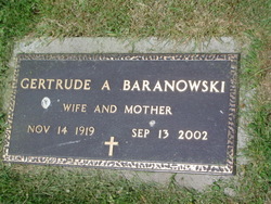 Gertrude A. <I>Surowski</I> Baranowski 