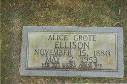 Mary Alice “Dee Dee” <I>Grote</I> Ellison 