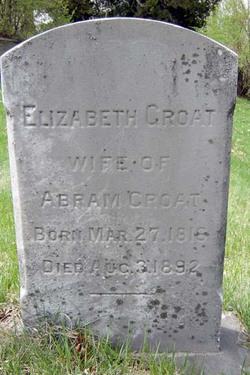 Elizabeth <I>Miller</I> Groat 