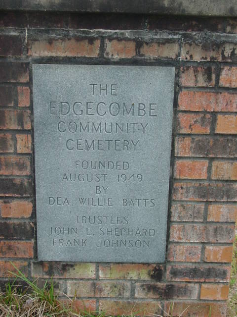 Edgecombe Community Cemetery