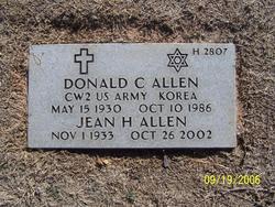 Donald C Allen 