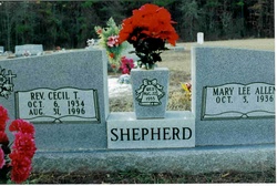 Mary Lee <I>Allen</I> Shepherd 