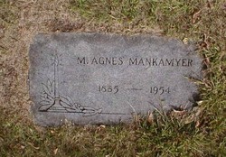 Mary Agnes <I>Baker</I> Mankamyer 