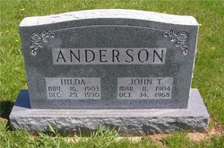Hilda <I>VanMeter</I> Anderson 