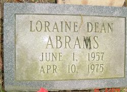 Loraine <I>Dean</I> Abrams 