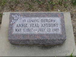 Anna Mae <I>Veal</I> Anthony 