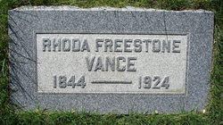 Rhoda <I>Freestone</I> Vance 