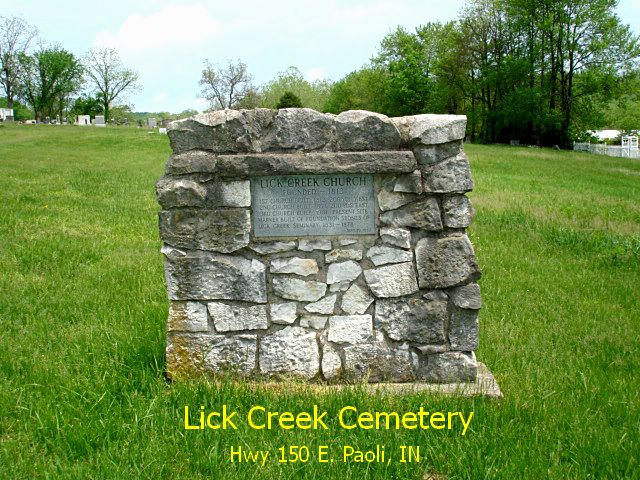 Lick Creek Friends Cemetery