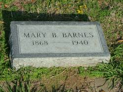 Mary I <I>Baxter</I> Barnes 