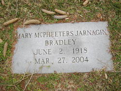 Mary McPheeters <I>Jarnagin</I> Bradley 