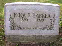 Nina B <I>Hann</I> Barker 