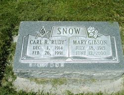 Mary W. <I>Gibson</I> Snow 