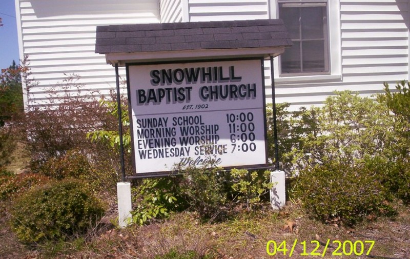 Snow Hill Baptist Church Cemetery