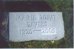 Marie <I>Donat</I> Davies 