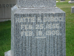 Harriet Page Wheeler “Hattie” <I>Hanks</I> Duboce 