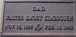 Walter Emory Kimbrough 