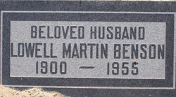 Lowell Martin Benson 