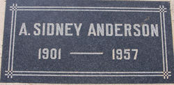 Dr Arthur Sidney Anderson 