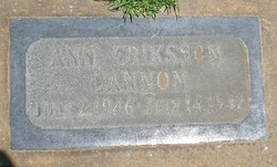 Ann Erickson Cannon 