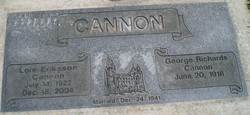 Lois Minnie <I>Eriksson</I> Cannon 