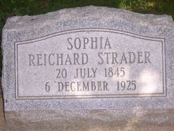 Sophia <I>Reichard</I> Strader 