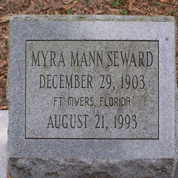 Myra <I>Mann</I> Seward 