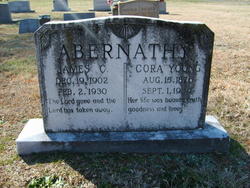 Cora Young <I>Cox</I> Abernathy 