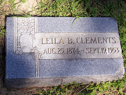 Lelia B <I>Webb</I> Clements 