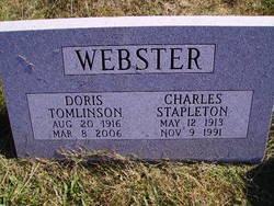 Doris Lucille <I>Tomlinson</I> Webster 