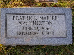 Beatrice Marier <I>Allen</I> Washington 