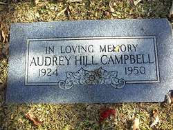 Audrey Evelyn <I>Hill</I> Campbell 