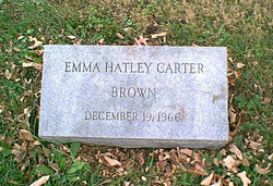 Emma Hatley <I>Carter</I> Brown 