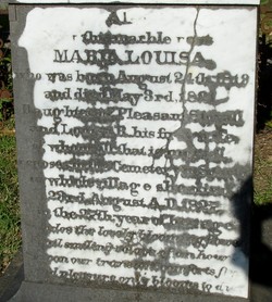 Maria Louisa Stovall 