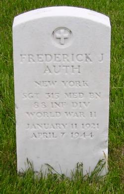 SGT Frederick J Auth 